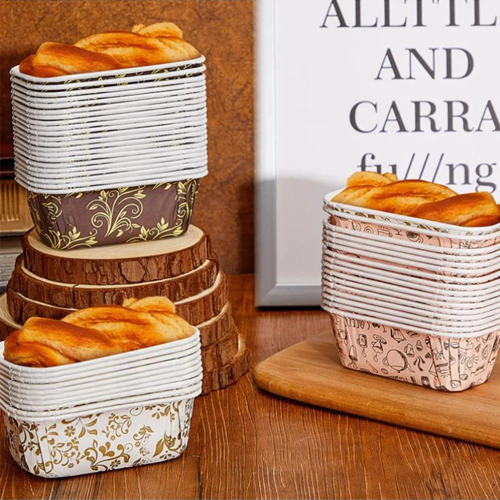 Cupcake Paper Muffins Cup Baking Cake Cup Mold Paper Cupcake Liner Wrappers Wedding Party DIY Baking Tools 50pcs/set