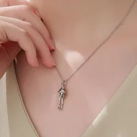 Collier bicolore 2025 avec pendentif détachable Mère et Enfant, bijoux DIY pour occasions spéciales en famille 6