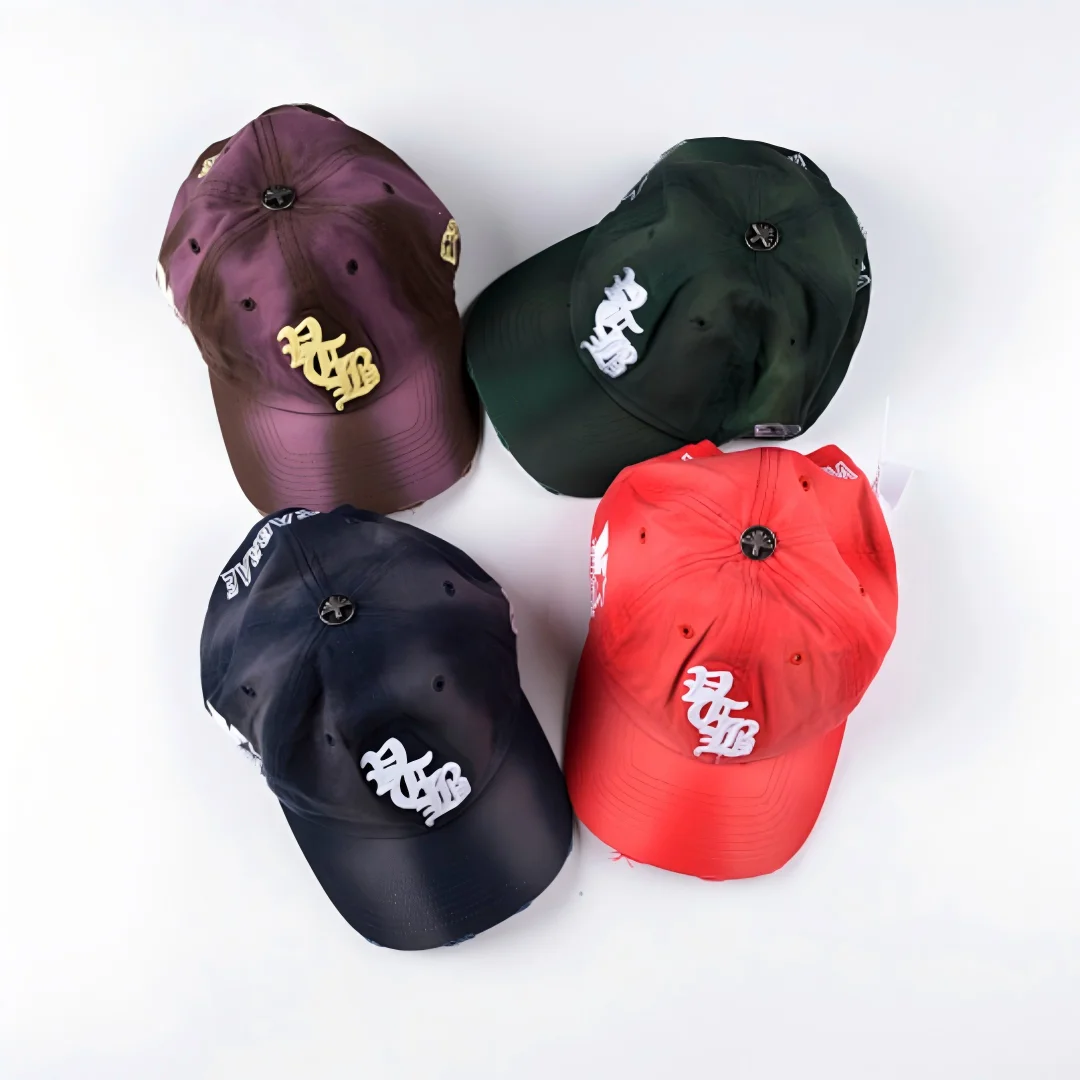 Spring and Summer New Style Embroidered Logo Washed Vintage Casual Sports Baseb…