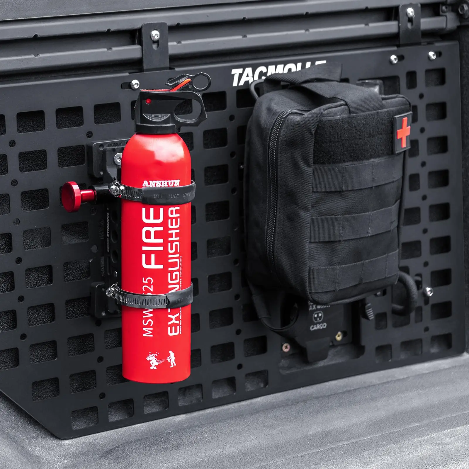 트럭 베드 확장 랙 MOLLE 패널 주최자 보관 카고 선반 패널 Jeep Gladiator JT 2019-2024 픽업 베드 액세서리