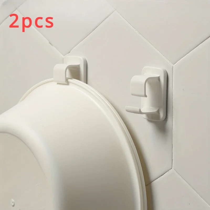 Washbasin Hooks Storage Rack Wall-Hung Washbasin Holder 2pcs multifunctional hooks self adhesive wall hooks self adhesive hooks wall mounted basin hook kitchen hook