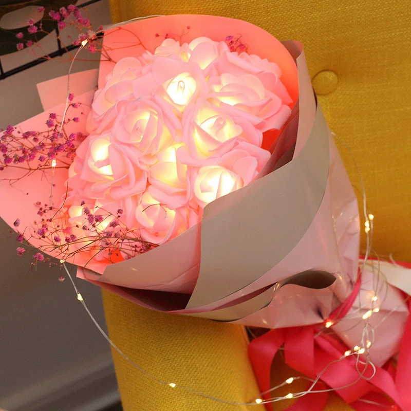 

LED Rose Flower USB/Battery Operated String Lights Christmas Lights Led Fairy Lights Garden Decoration Outdoor Lighting Strings