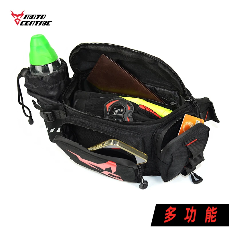 Unisex Waterproof Motorcycle Waist & Leg Bag with Multiple Pockets
