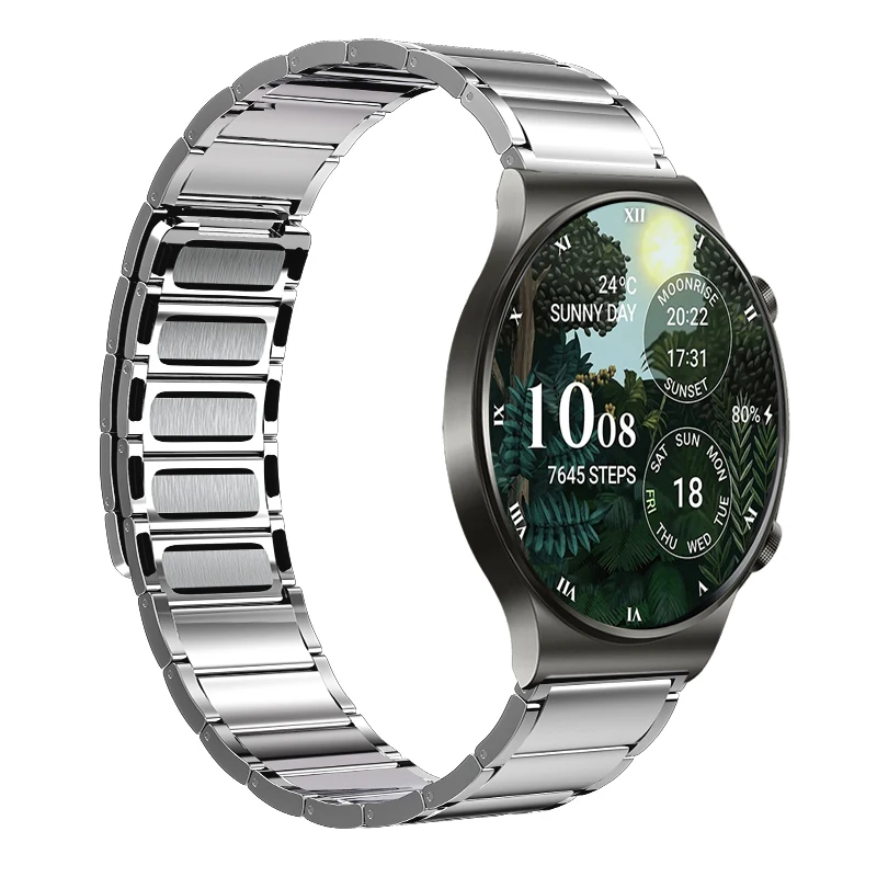 22mm Metal Magnetic Strap for Samsung Watch 3/Gear S3/Huawei Watch 3/4/GT2 Stainless Steel Titanium Bracelet Amazfit GTR 3 Band