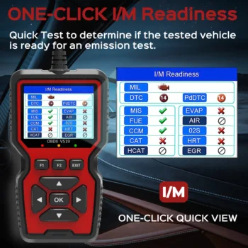 OBD2 Scanner Live Data Professional Mechanic OBDII Diagnostic Code Reader Tool for Check Engine