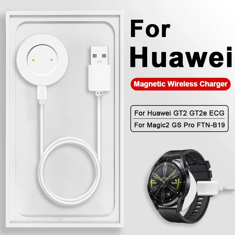 Caricabatterie Dock Magnetico Usb Originale Per Huawei Watch Gt Gt2 Ftn Ecg Honor Watch Magic 2 Gs Pro Smart Watch Base Di Ricarica Rapida