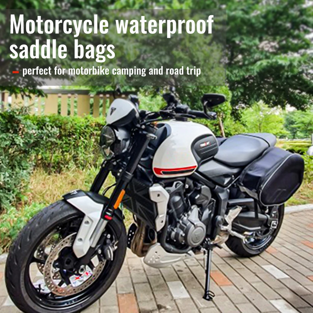 

Motorcycle Helmet Luggage Box Riding Hard Shell Electric Moto Rear Seat Side Bags Motorcycle Bilateral Bag Waterproof Saddle Bag