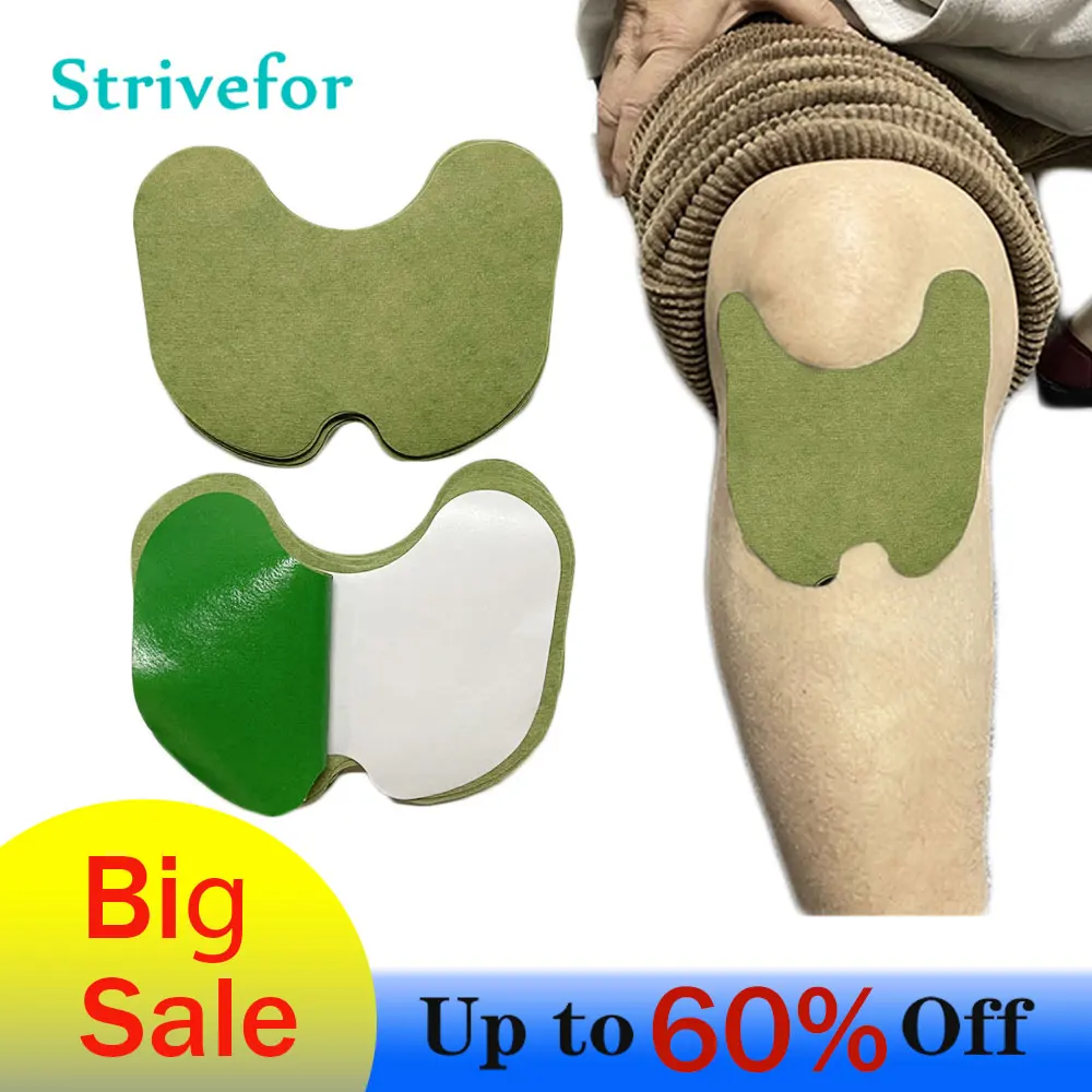 

8pcs Wormwood Knee Patch Muscle Joint Aches Pain Relief Plaster Cartilage Analgesic Chinese Herbal Sticker Rheumatoid Arthritis