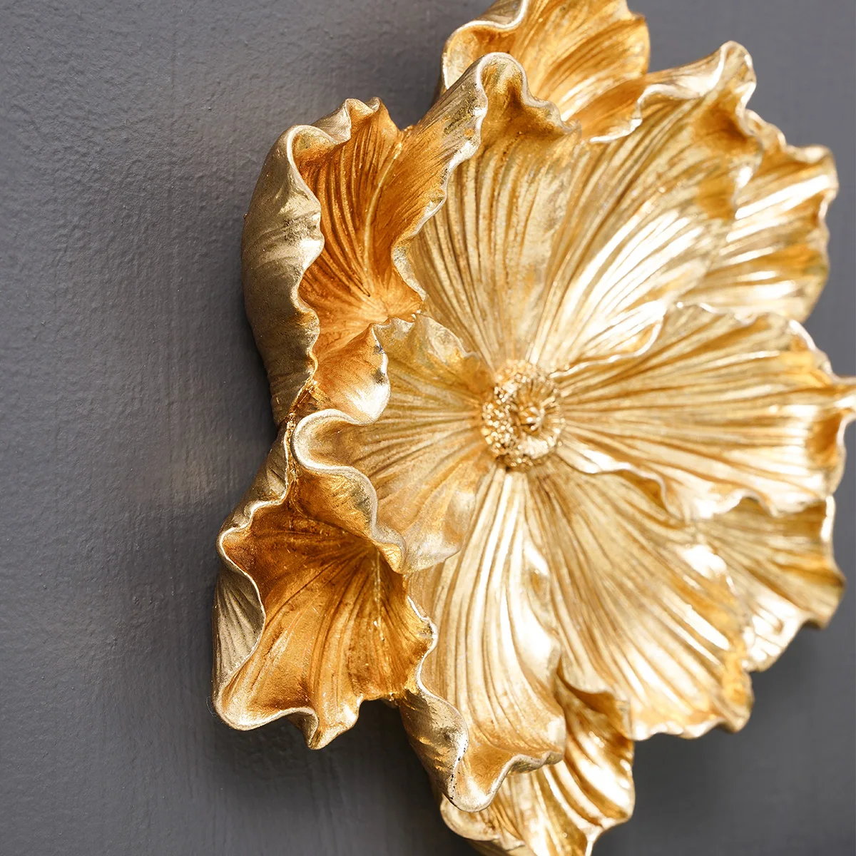 1PC, European court-style three-dimensional lotus-shaped decorative wall hanging, wall decoration handicrafts