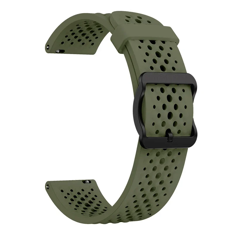 Breathable Silicone Watchband For COLMI Bands M42/P71/P68/C81/P60/P81/V68/V70/C63/M41/M40/i30 22mm Bracelets Replacement Strap