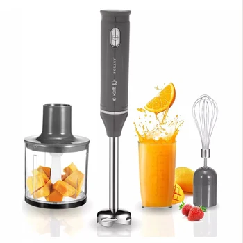 4-In-1 Handheld Blender Set, Including Multi-Function Stick Blender, Whisk, Chopper And Beaker, Suitable For Food Processing & B 1