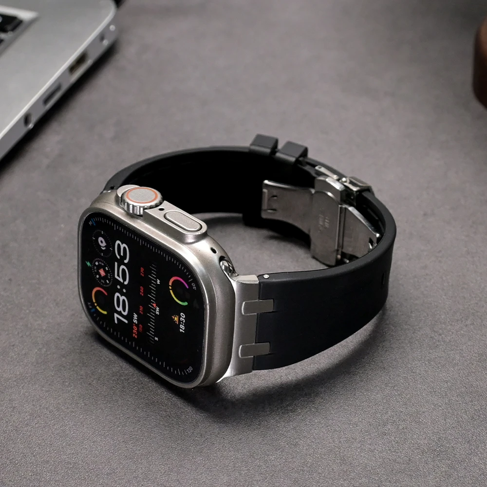 Premium Sports Silicone Band with Butterfly Clasp
