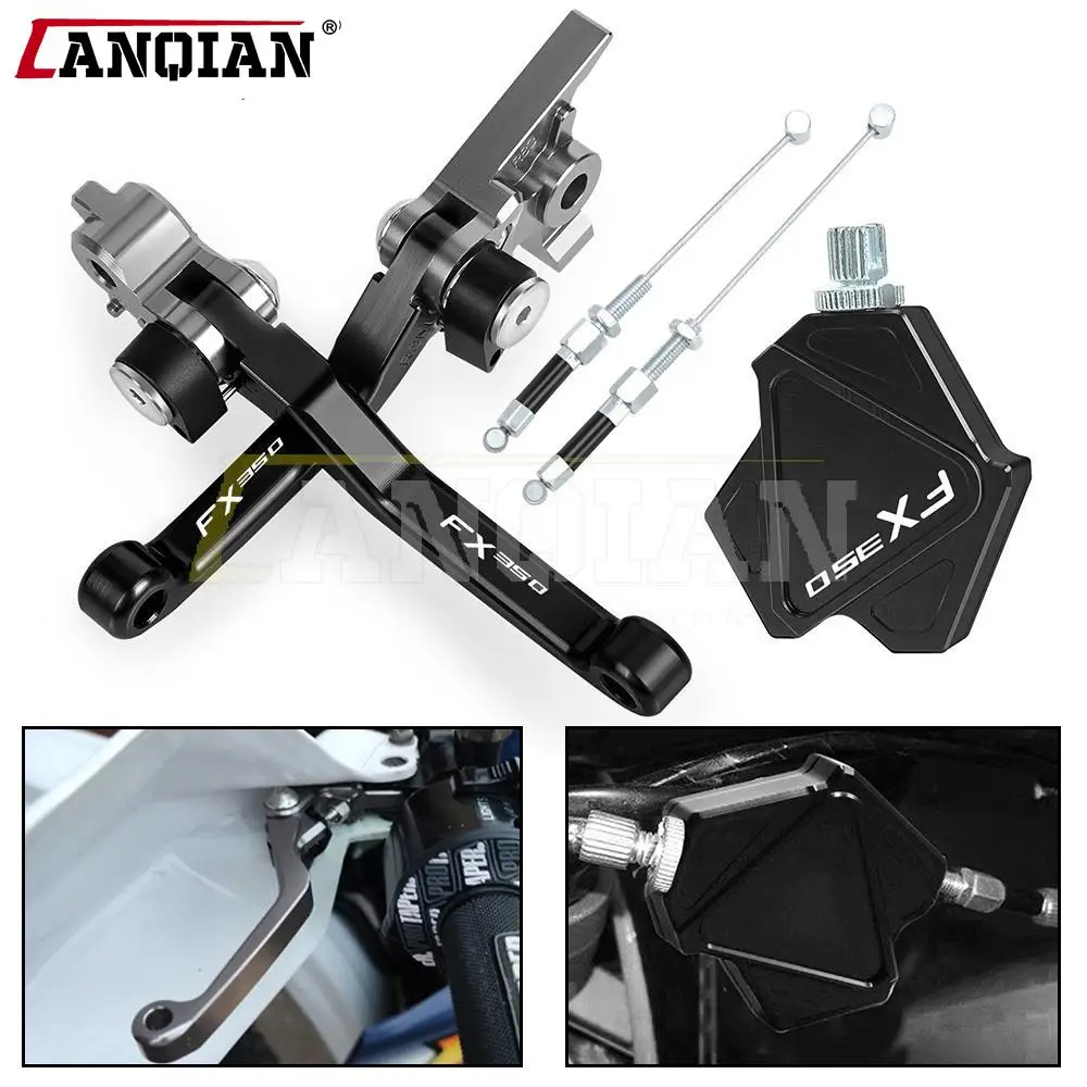 

FX350 Dirt Bike Brake Clutch Levers For HUSQVARNA FX 350 2017 2018 Stunt Clutch Easy Pull Cable System Set Motocross Accessories