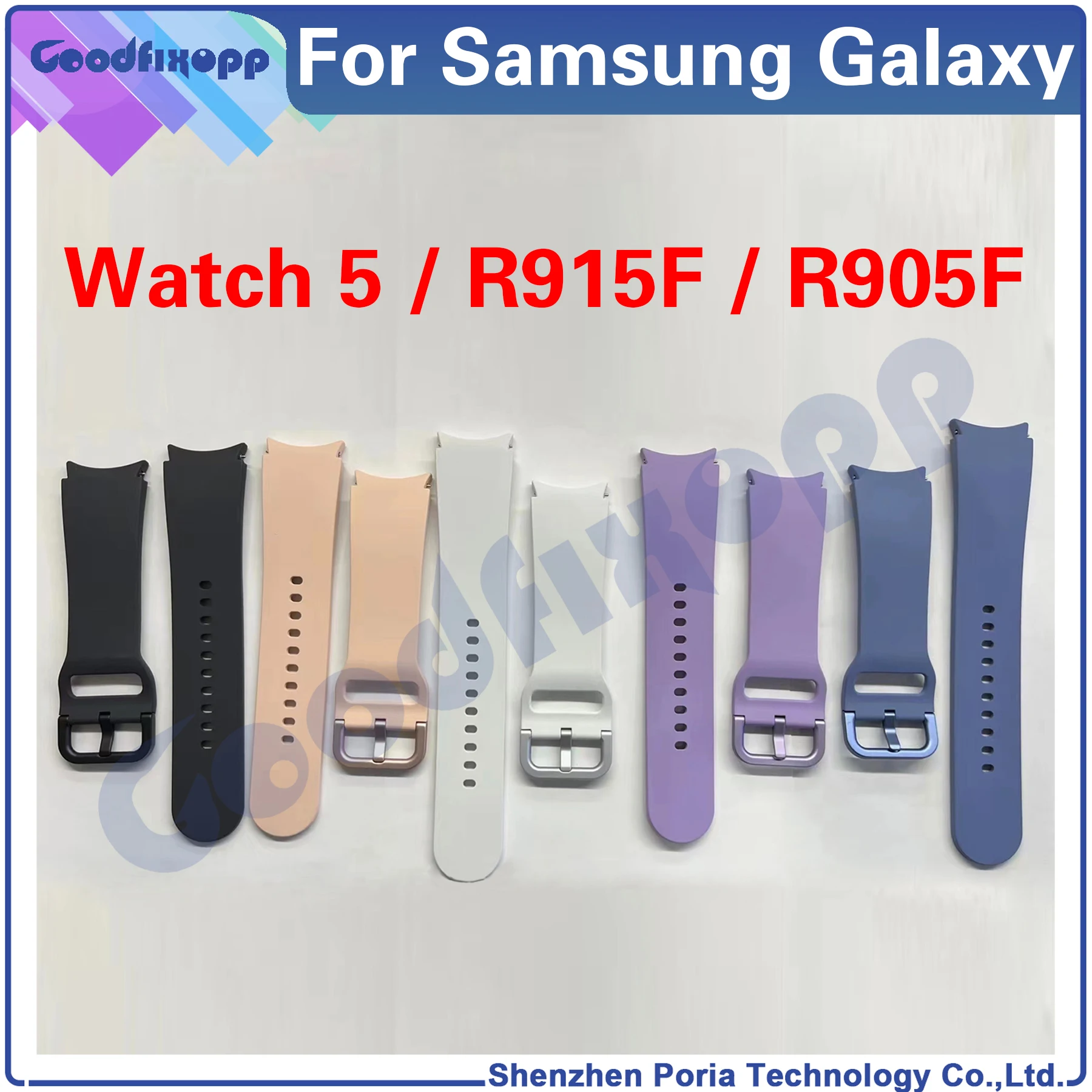 

Strap For Samsung Galaxy Watch5 SM-R915F SM-R905F Watch 5 Wrist Band Bracelet Watchband Silicone Bracelet Watch Bands