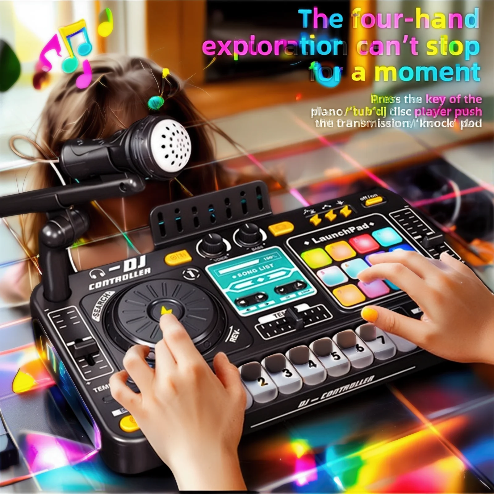 Kids DJ Keyboard Toy 4