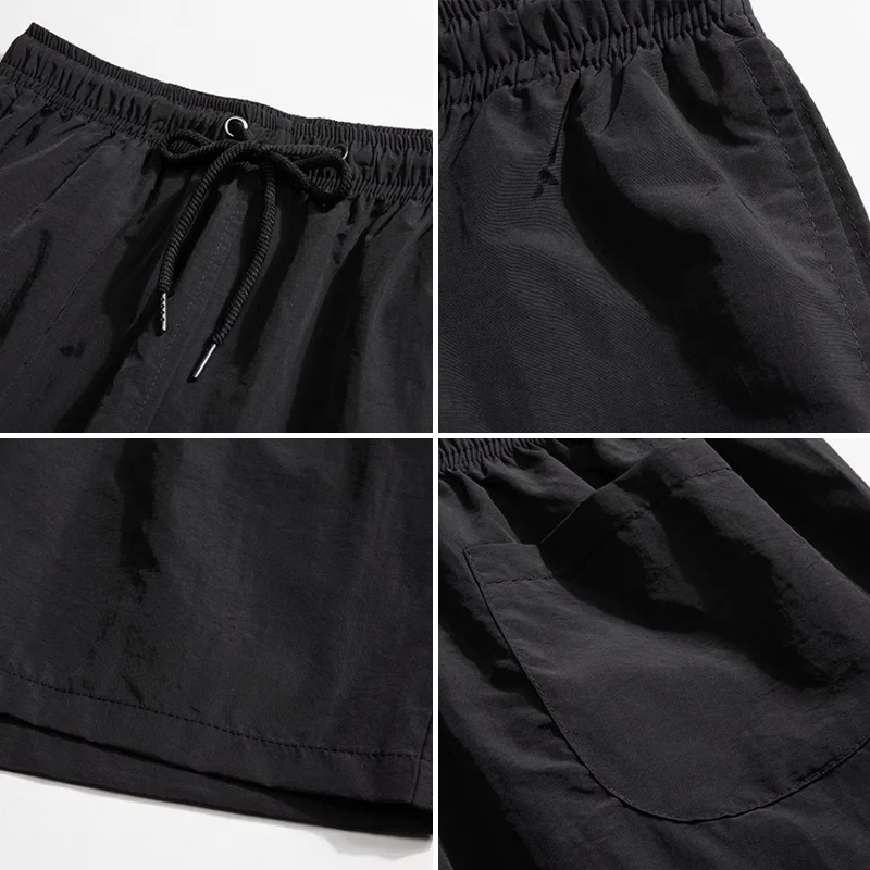Short Pants for Summer Thin Style Quick Drying Three Part Pants Beach Pants Swimming Pants Home Casual Pants 6