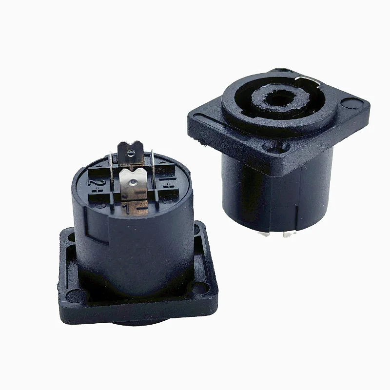 Metall Quadratisch 4 Stück MW Audio 3-Pin XLR Buchse Mikrofonanschluss XLR-Buchse für Audio-Mixer Zubehör – Detail 7
