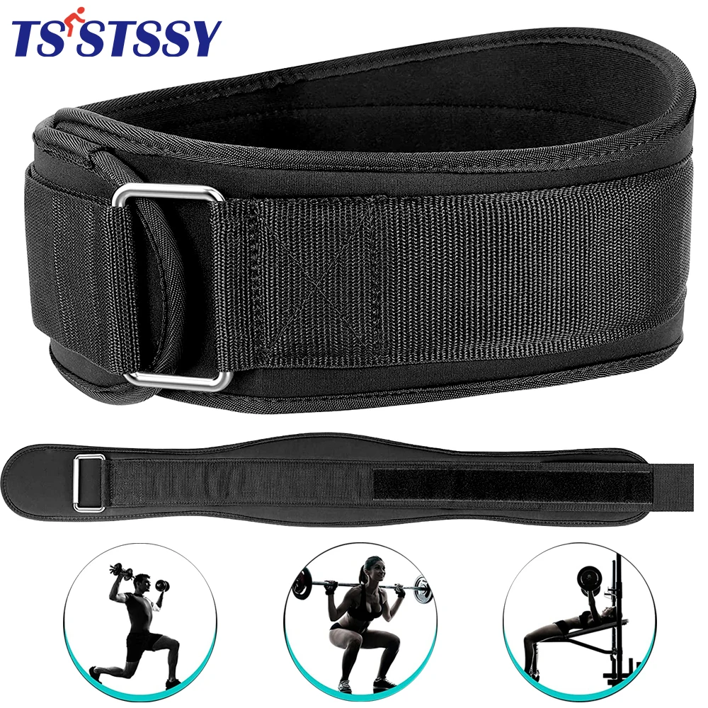 FitnessWeightLiftingWaistBeltBackSupportBeltsforMenWomenGymWeightliftingStrength