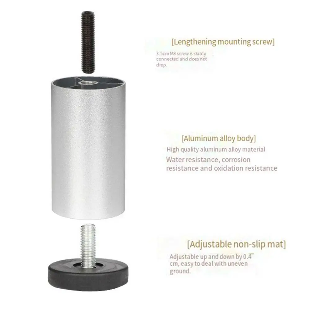 Reduce Noises Tools Bed Furniture Risers Raise Height Non-slip Shock Mute Mats Support Feet Leg Lift Anti Vibration Pads