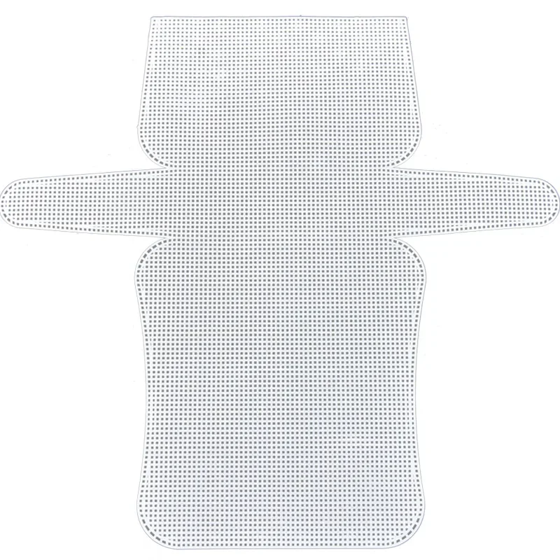 Craft Supplies Plastic Mesh Cloth For Bag Making Latch Hook Bags Made Handcraft Bags Weaving Material Plastic Grid Hook DIY Accessories