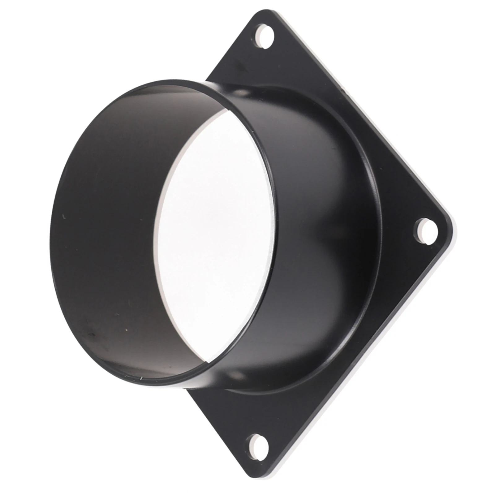 

Efficient Airflow with ABS Flange Connector, Suitable for Connecting Ventilation Pipes, Sizes 75MM, 100MM, 120MM, Black Color
