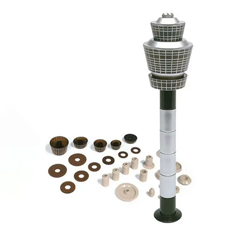 519670 herpa 1:500 Airport control CCTV tower set model for