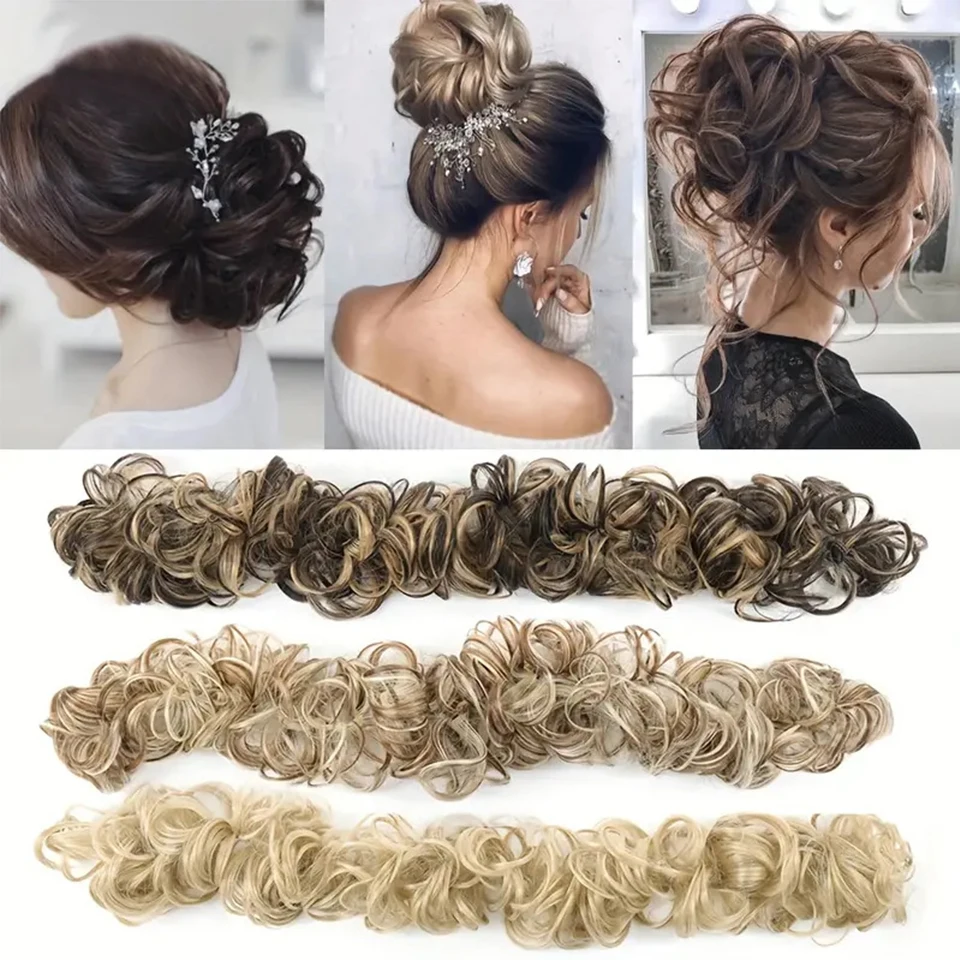 Synthetic Hair Chignon Bun for Women