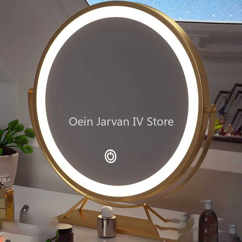 

Modern Minimalist Decorative Mirrors Dressing Led Creative Design Decorative Mirrors Luxury Wandspiegel Home Decoration WZ50DM