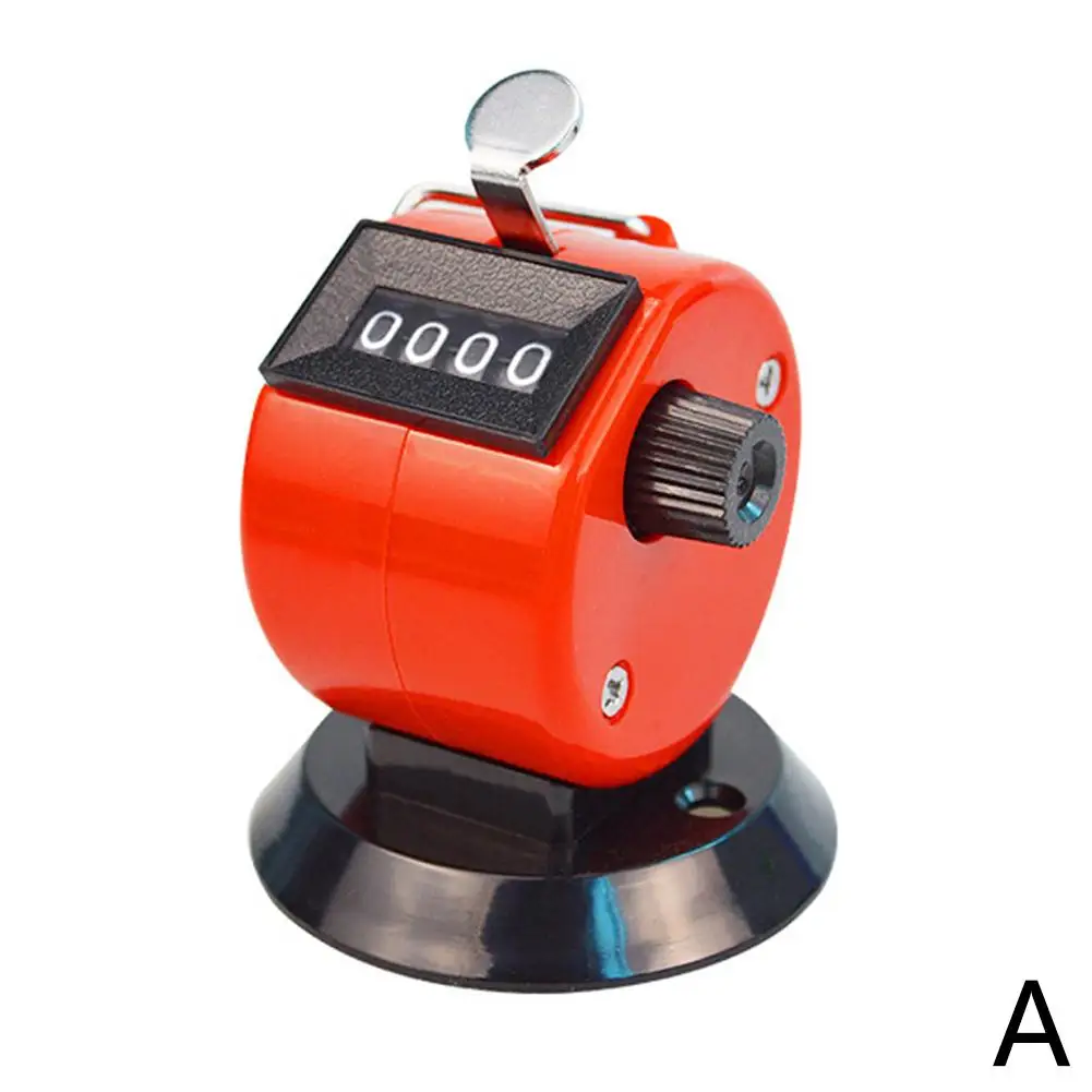 Handheld Tally Counter 4-Digit Number Count Clicker Hand Mechanical Counters Counter, Pitch Counter for Clickers W0B5