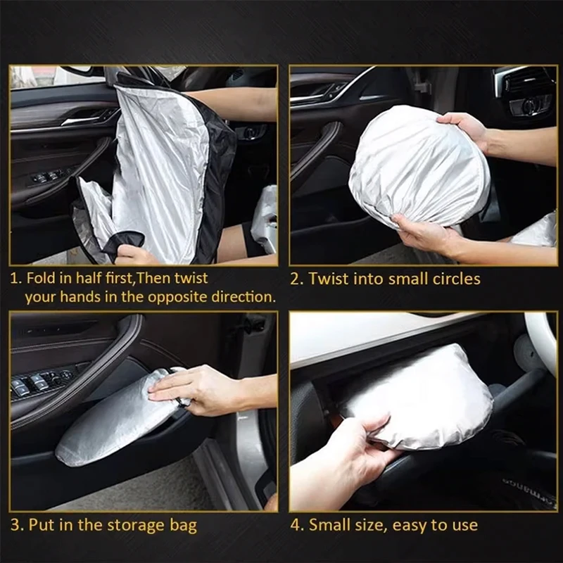 Car Windshield Sun Shade Visor UV Protection Shield For Nissan Juke Qashqai J11 Note Pathfinder Patrol Y62 Skyline Altima Fronti