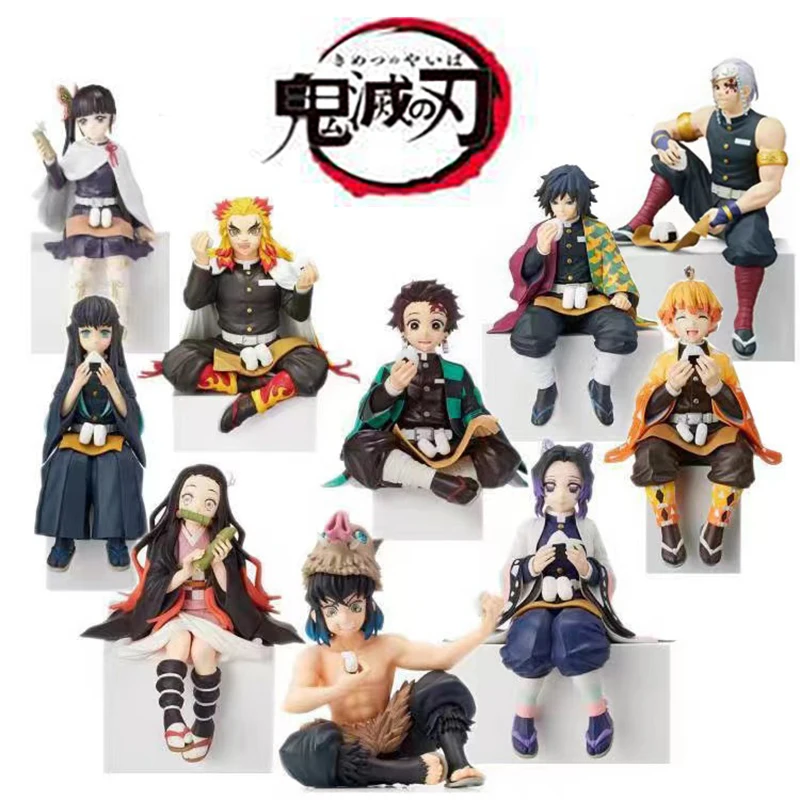 

14cm Demon Slayer Anime Figure Action Figure Kamado Tanjirou Nezuko Mitsur Rengoku Kyoujurou Kimetsu Yaiba Figurine Doll Toys