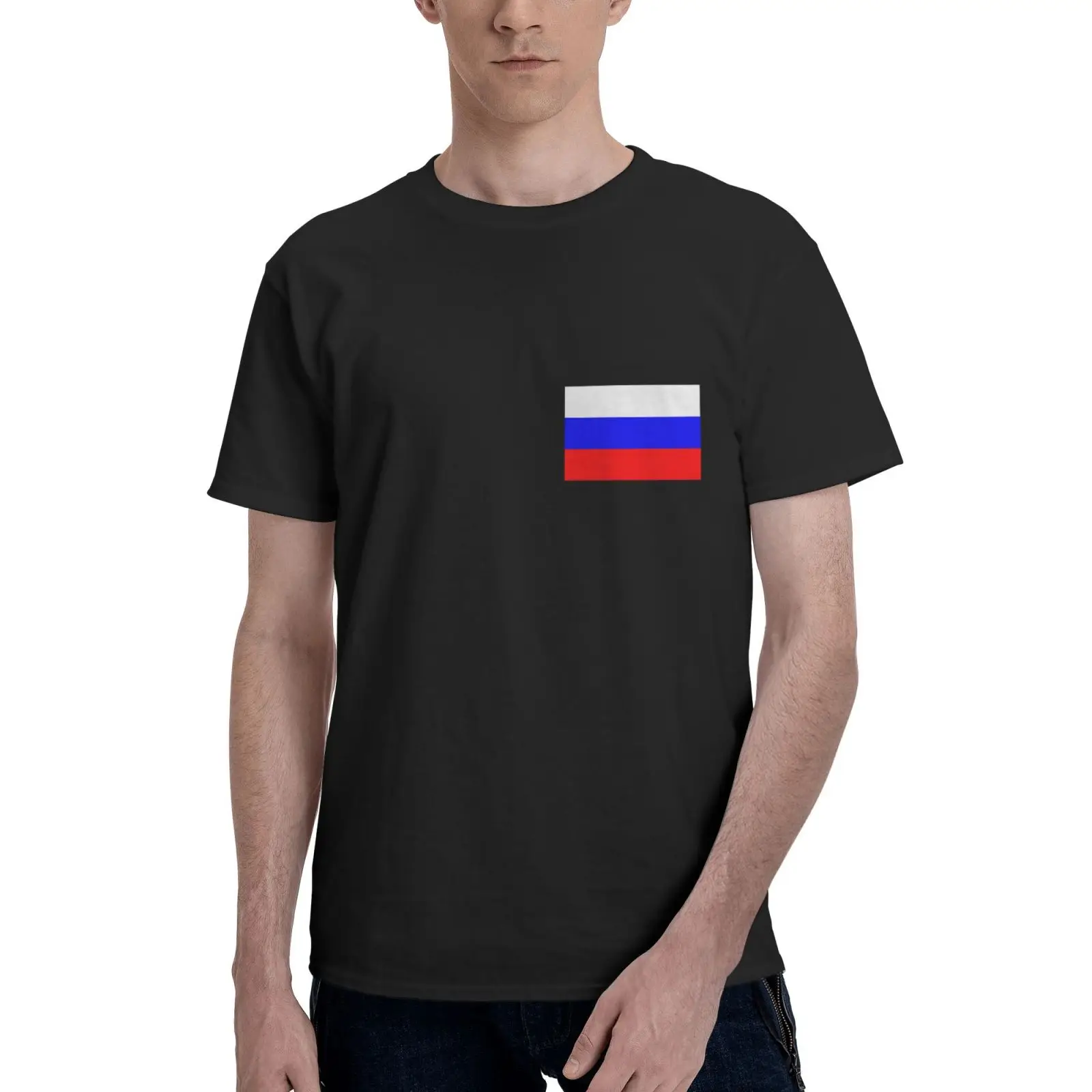 

Russia Nation Flag T Shirt Men Clothing Shirts for Men Cotton Daily Four Seasons Men T Shirt Tees Women Young