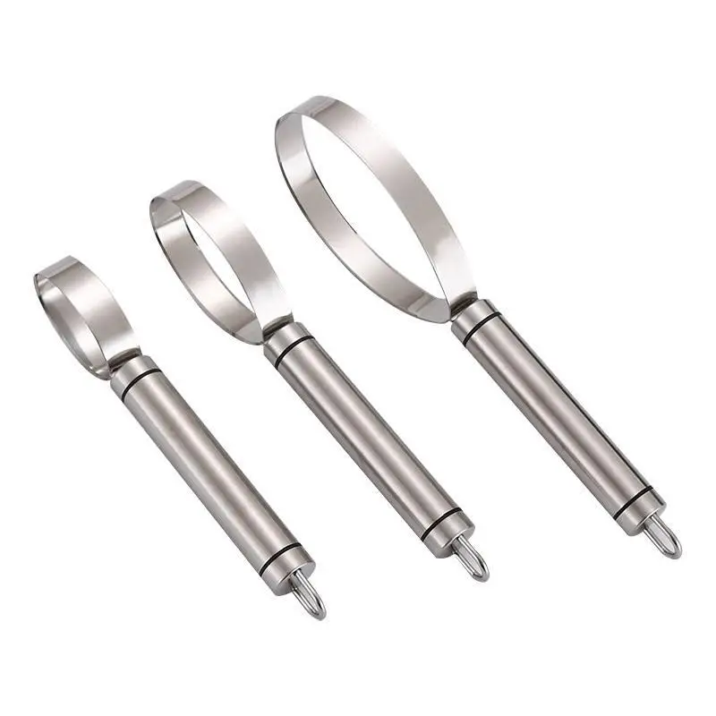 3 Sizes Manual Fruit Splitter for Mango Cantaloupe Watermelon Fruit Separator Multi-purpose Peeler Stainless Steel Cutter