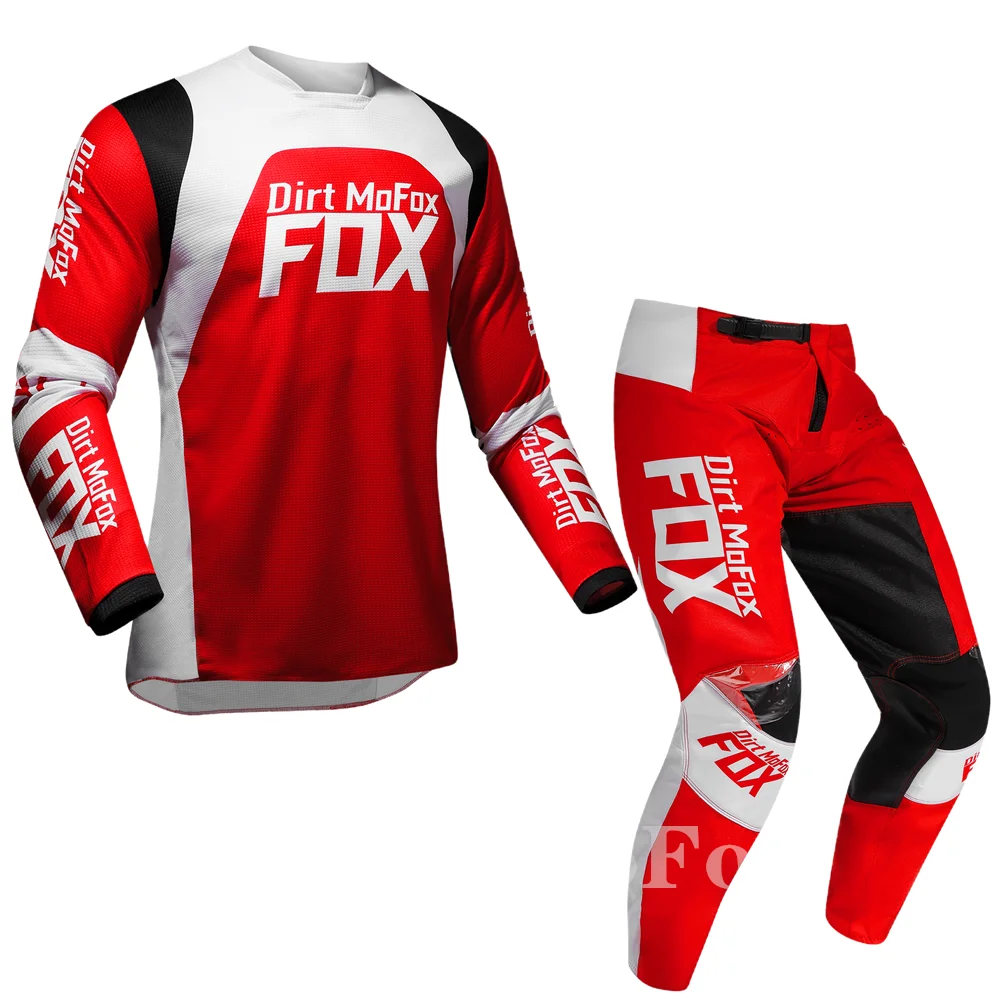 Moto 180 360 Trice Lux Gear Set New Dirt MoFox Jersey Pants MTB Bike 