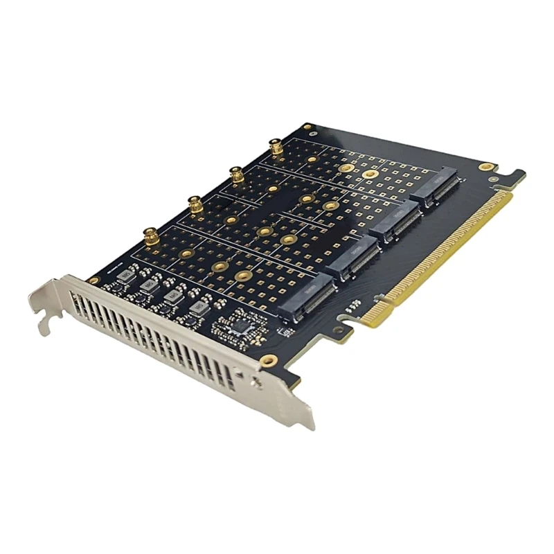 4슬롯 M.2 스토리지 확장 PCIe 확장 카드(안전 활동 표시기 포함)