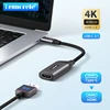 Lemorele L11 USB Hub USB C to HDMI 4k@30hz Display Adapter For MacBook Pro Air iPad Pro Samsung Galaxy S21 S20 USB-C HDMI Adapte 1