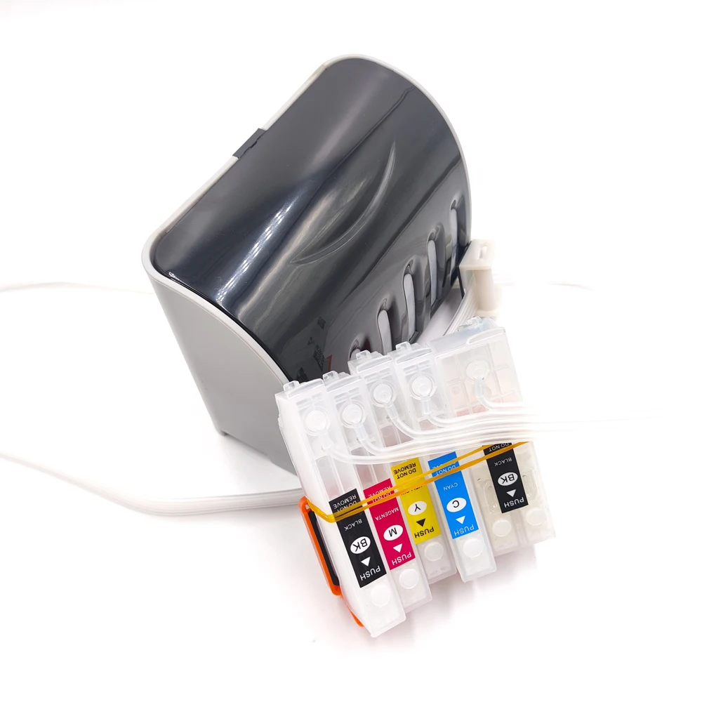 5색 T3351 T3361-T3364 CISS 시스템 Epson XP-530 XP-540 XP-900 XP-630 XP-635 XP-645 XP-830 XP-7100 프린터용 ARC 칩 포함