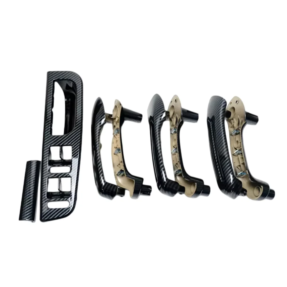 4PCS VW Bora Golf 4 MK4 Jetta1999-2004 왼손잡이 운전석 차량 내부 도어 핸들 1J4 867180A 3B1867171 1J1867179