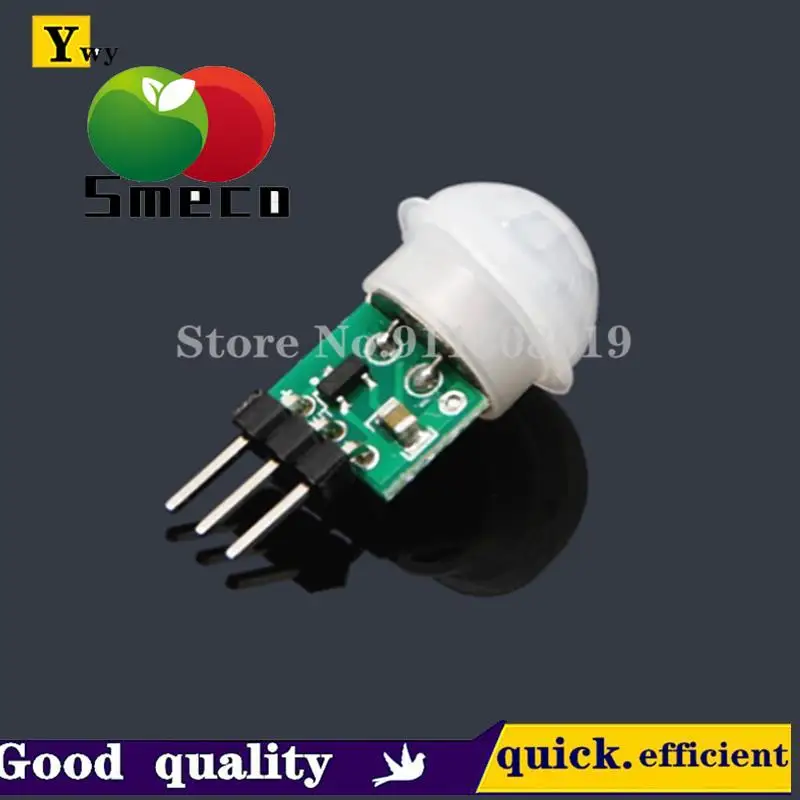 

Mini IR Pyroelectric Infrared PIR Motion Human Sensor Automatic Detector Module AM312 Sensor DC 2.7 to 12V HC-SR312