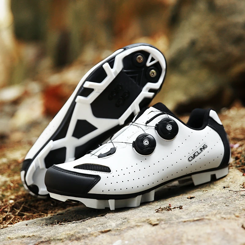 Cycling Sneaker MTB Men Sports Dirt Bike Shoes SPD Pedal Mountain Bicycle Footwear Speed Racing Man Flat Off Road Cycling Shoes