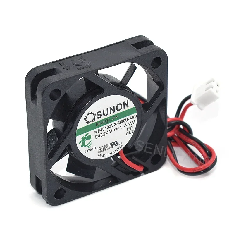Brand New For SUNON MF40102VX-Q00U-A9D 4010 DC24V 1.4W 2-Wire Silent Fan