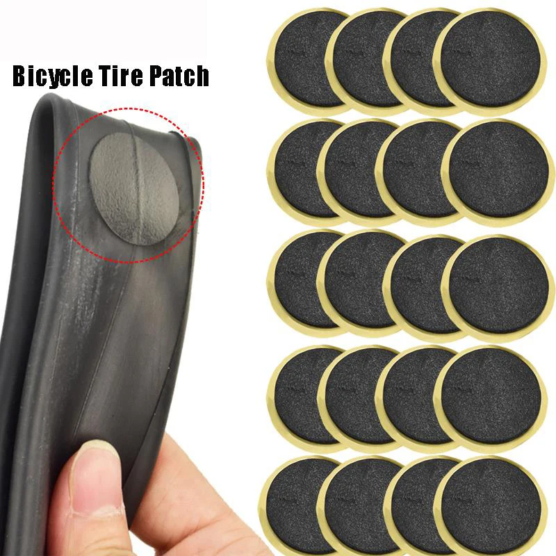 10pcs Bicycle Glue-free Tire Patches Tool Without Glue For Stickers Kit Crf100 Tyre Changer Chopper Motorcycle Accessories