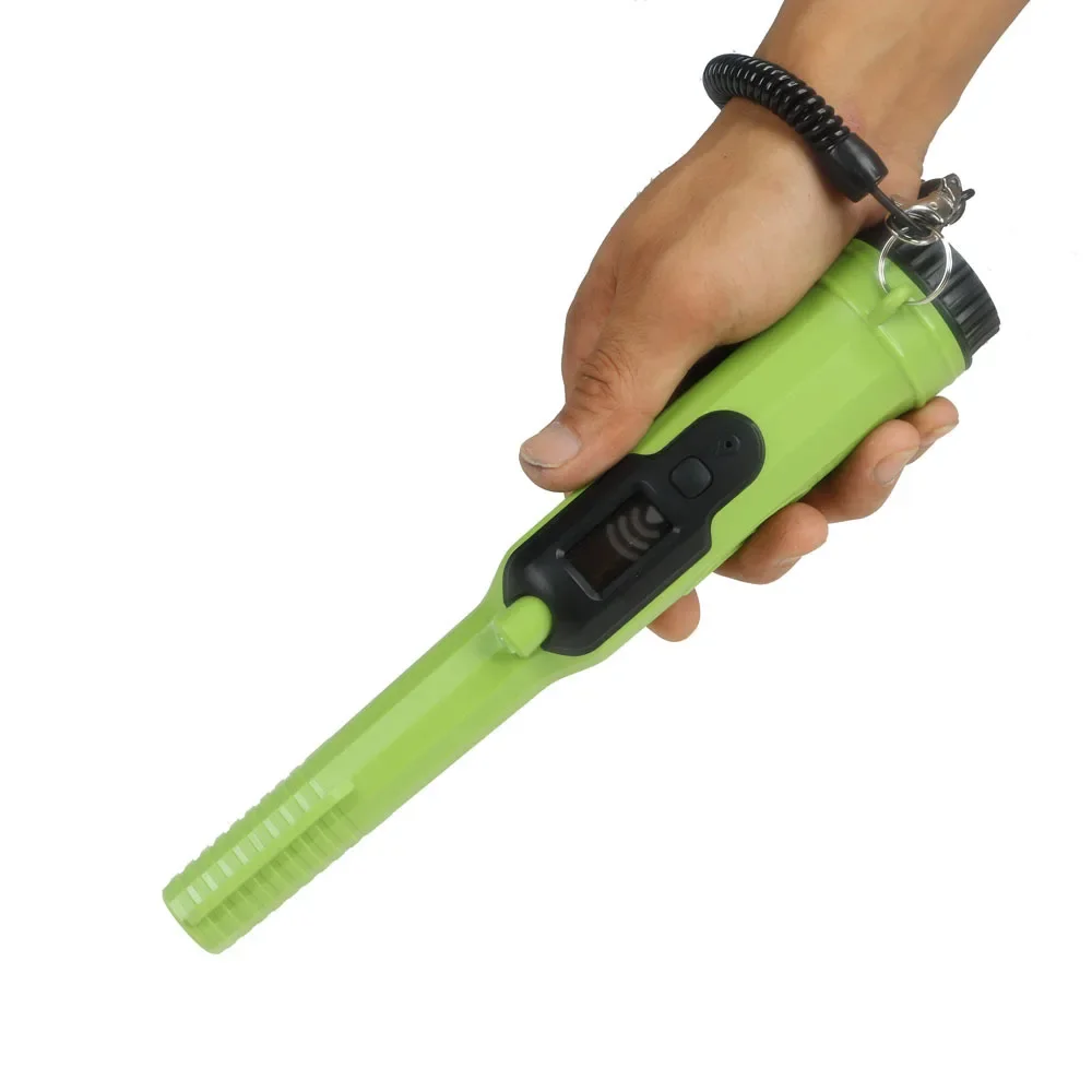 IP68 Fully Waterproof Portable Pinpointing Gold Metal Detector with LED Flashlight Security Detector for Metal Coin Gold