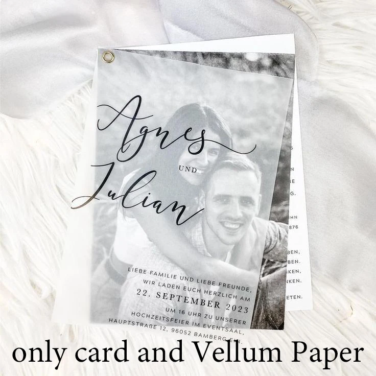 Wedding Invitation Vellum Paper Save The Date Greeting Card Thank You Party Supplies Bachelorette Party Baby Shower