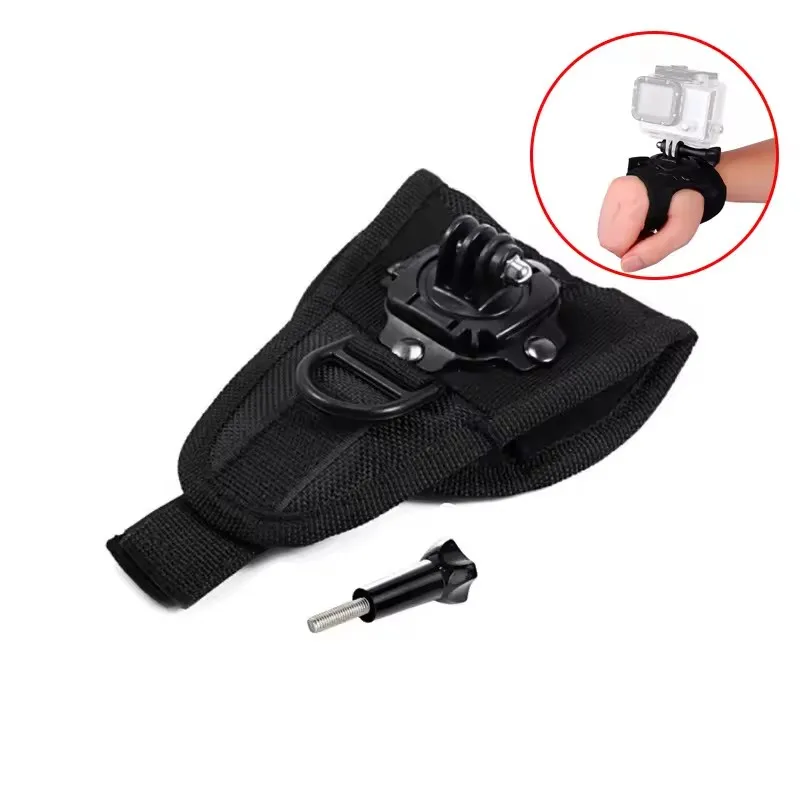 Support Poignet Rotatif 360° pour GoPro Hero 13/12/11, Insta360 X5/X4/X3, DJI Action 5 Pro - Sangle de Main