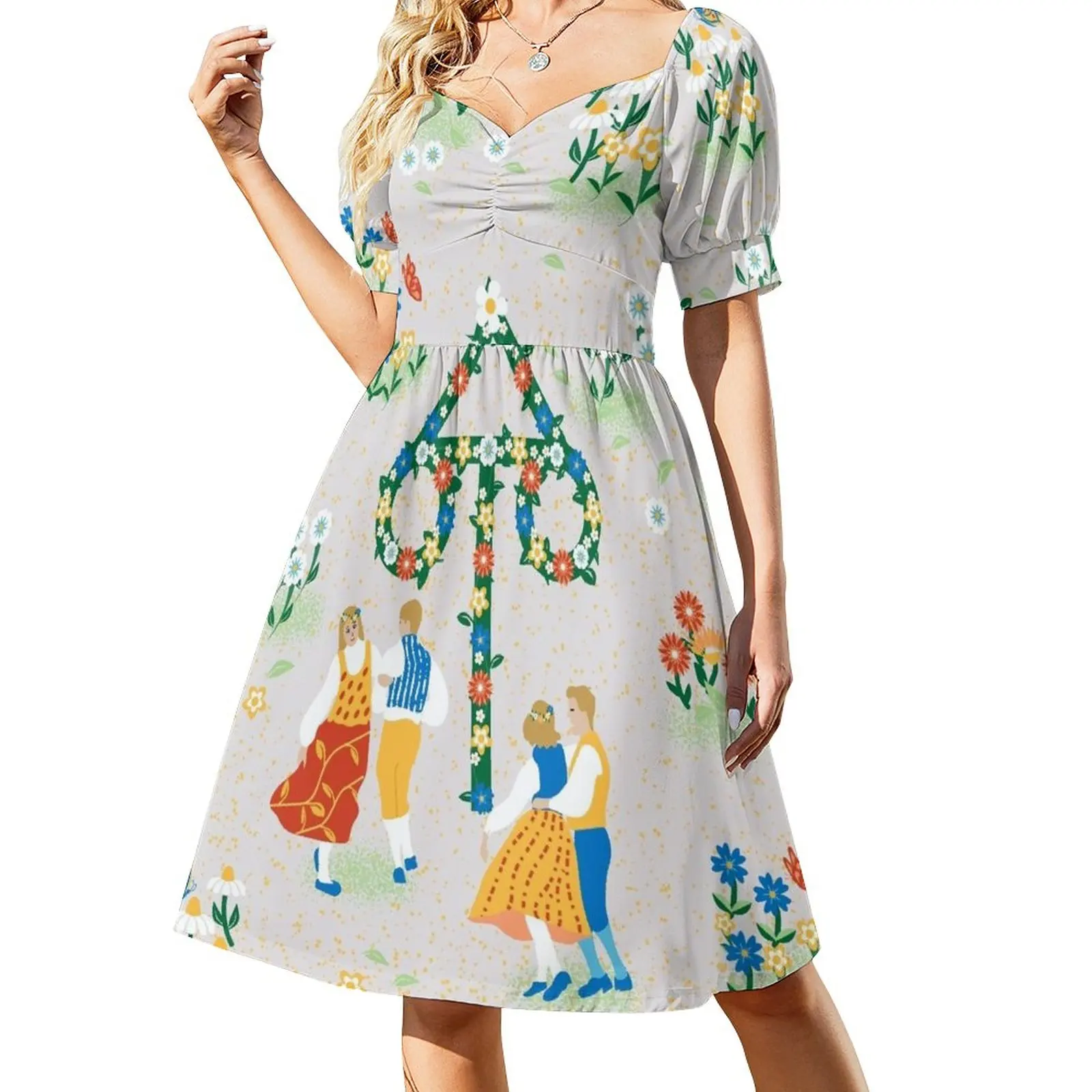 

Midsummer Maypole Dance Dress summer dress for women 2023 summer dress korean women Evening dresses Party dresses for women