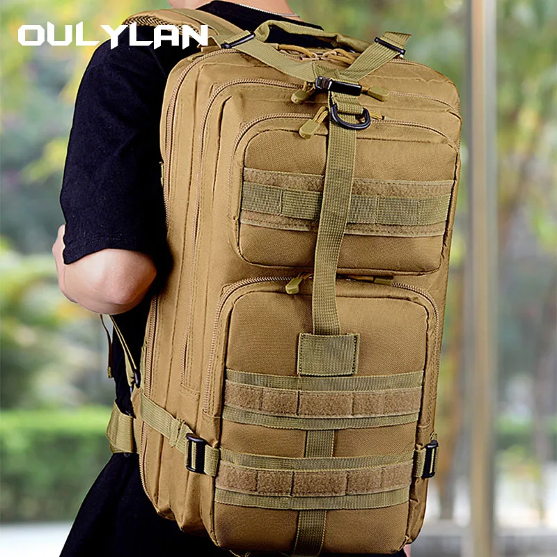 Mochila militar 3P para exteriores para hombre, bolsa Molle para acampar,  alta capacidad, 35L, táctica, montañismo, senderismo, tamaño mediano -  AliExpress