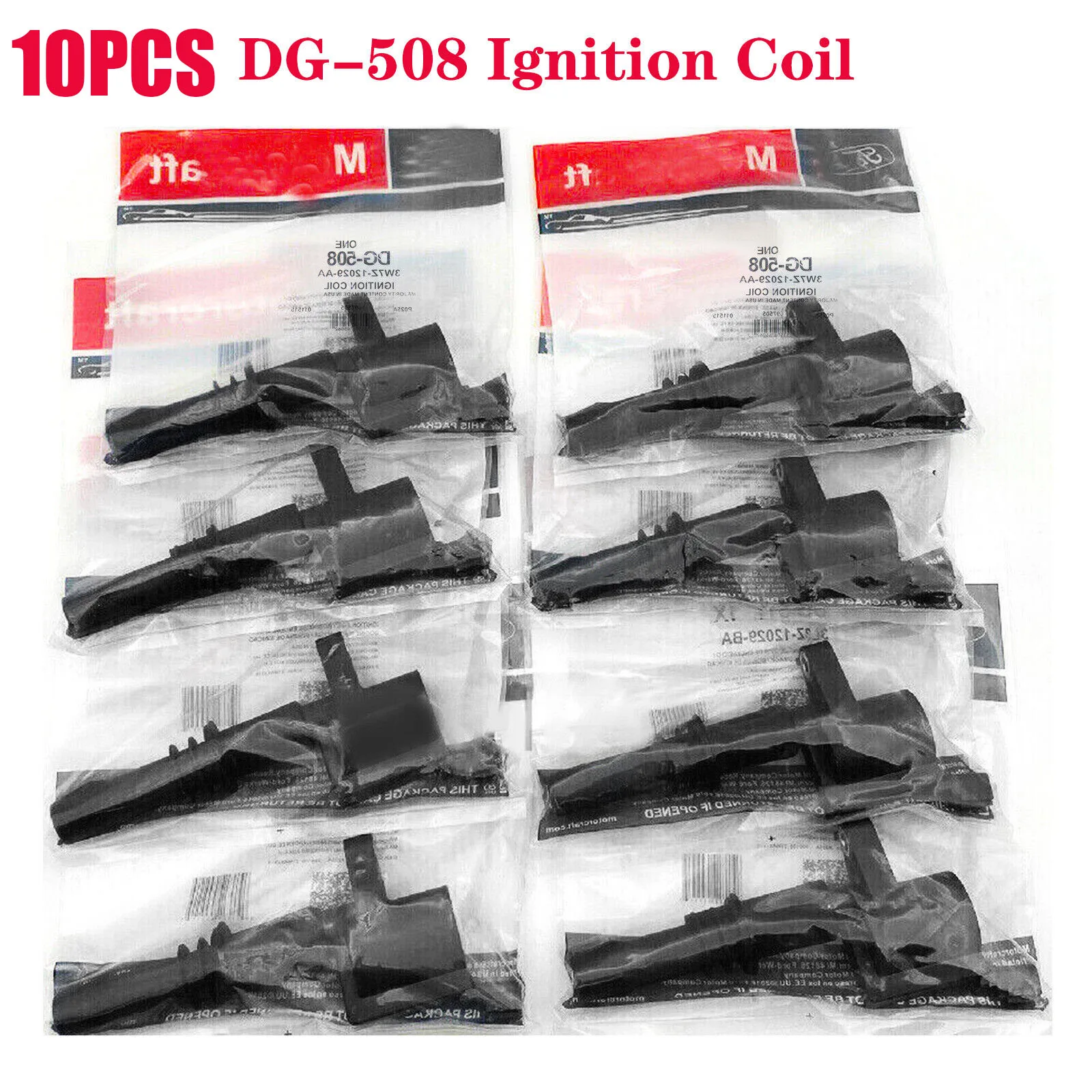 

In Stock 10PCS DG508 Fit Motorcraft Ignition Coils For Ford F150 F-250 F-350 E-150 3W7Z-12029-AA 4.6L 5.4L 6.8L