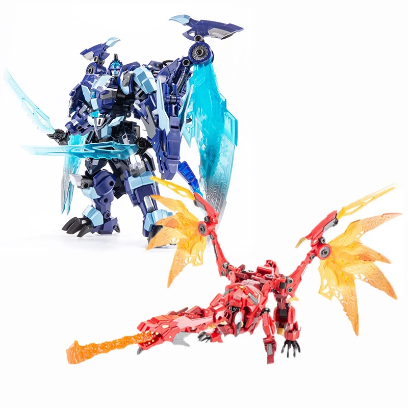 

Jinbao Transformation Blue Flame Dragon 8871B KO Deformation Figure Toys Model PE DF07 DF-07 IN STOCK