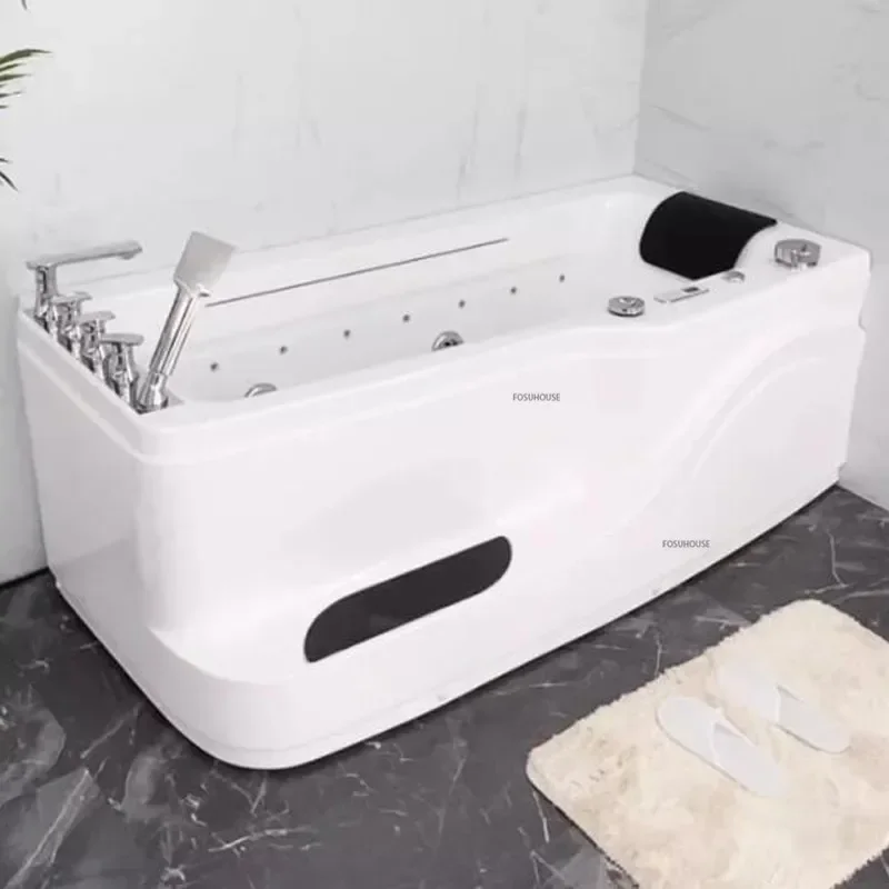 Bathroom Supplies Adult Jacuzzi Household Acrylic Massage Tub Intelligent Constant Temperature Heating Surf Single Bathtub X 2